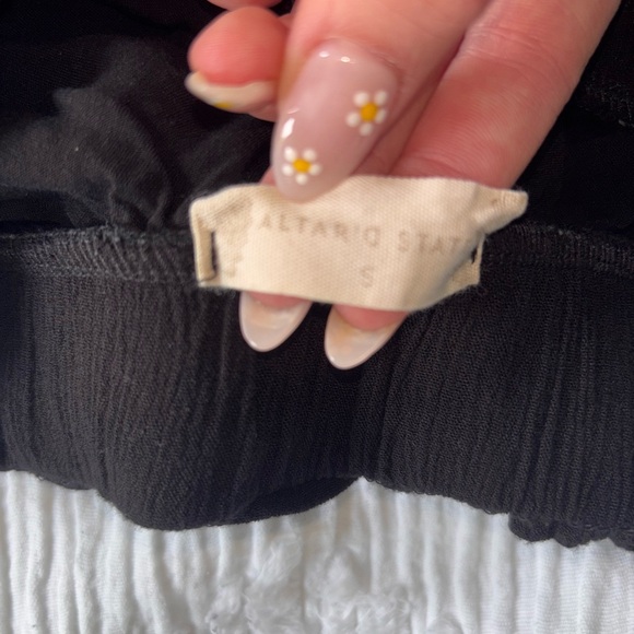 Altar'd State Black Ruffle Shorts - Picture 2 of 3